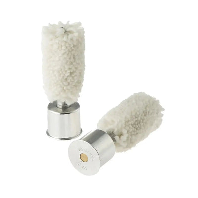 Shotgun bore cleaning swabs with beretta snap caps for easy maintenance