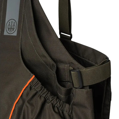 Olive green Hunting Bib Overalls for Beretta Strap EVO Vest and Strap EVO Vest