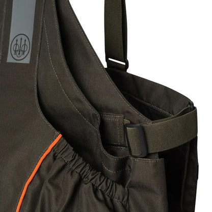 Olive green Hunting Bib Overalls for Beretta Strap EVO Vest and Strap EVO Vest