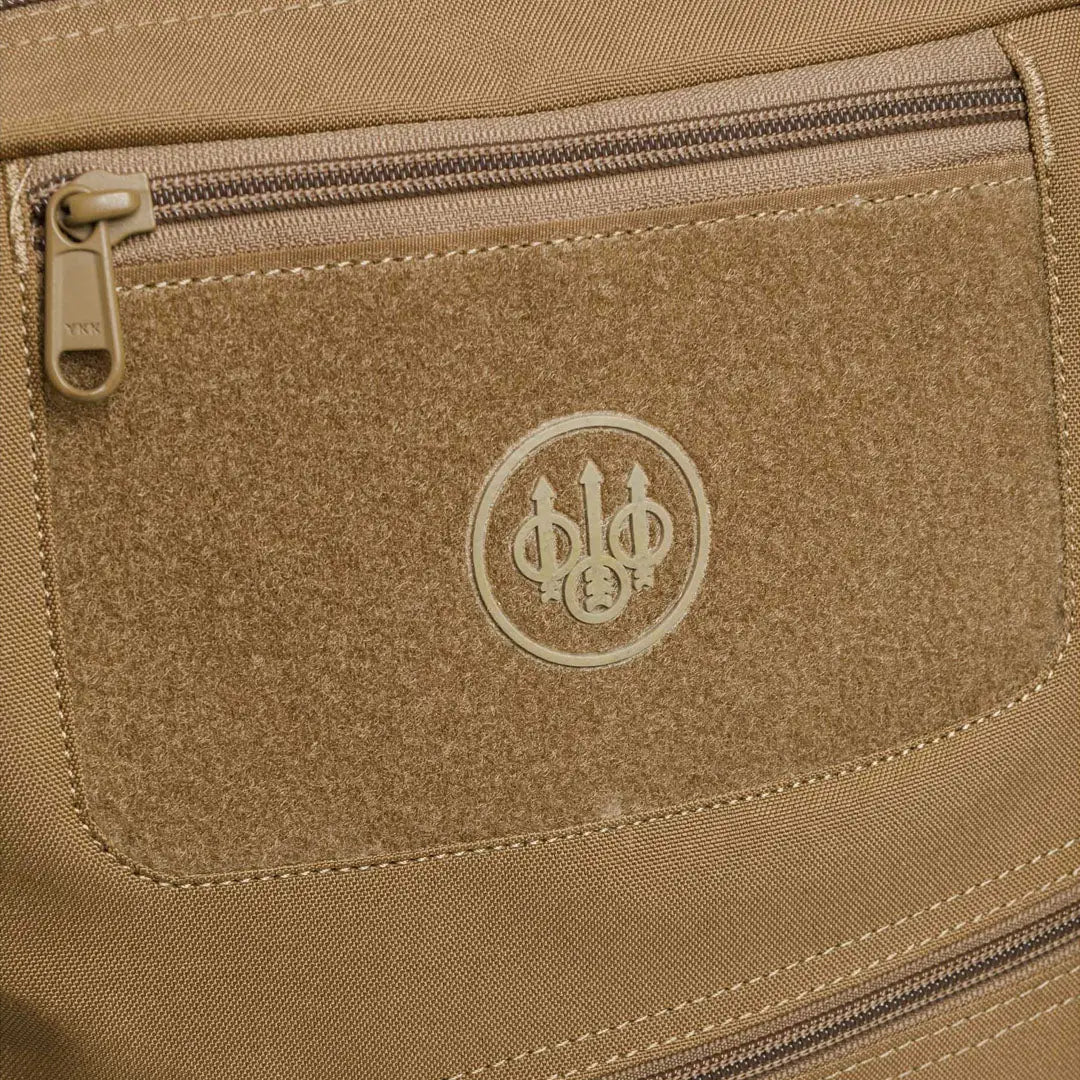 Tan B&T pouch on Beretta Tactical Flank Daypack for hunting outdoors