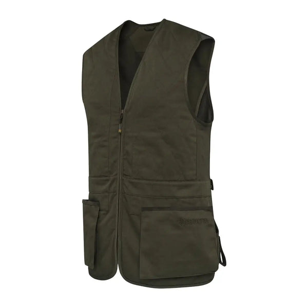 Brandit Men's Hunting Vest - Olive Green Outdoor Vest With Multiple Pockets Size S