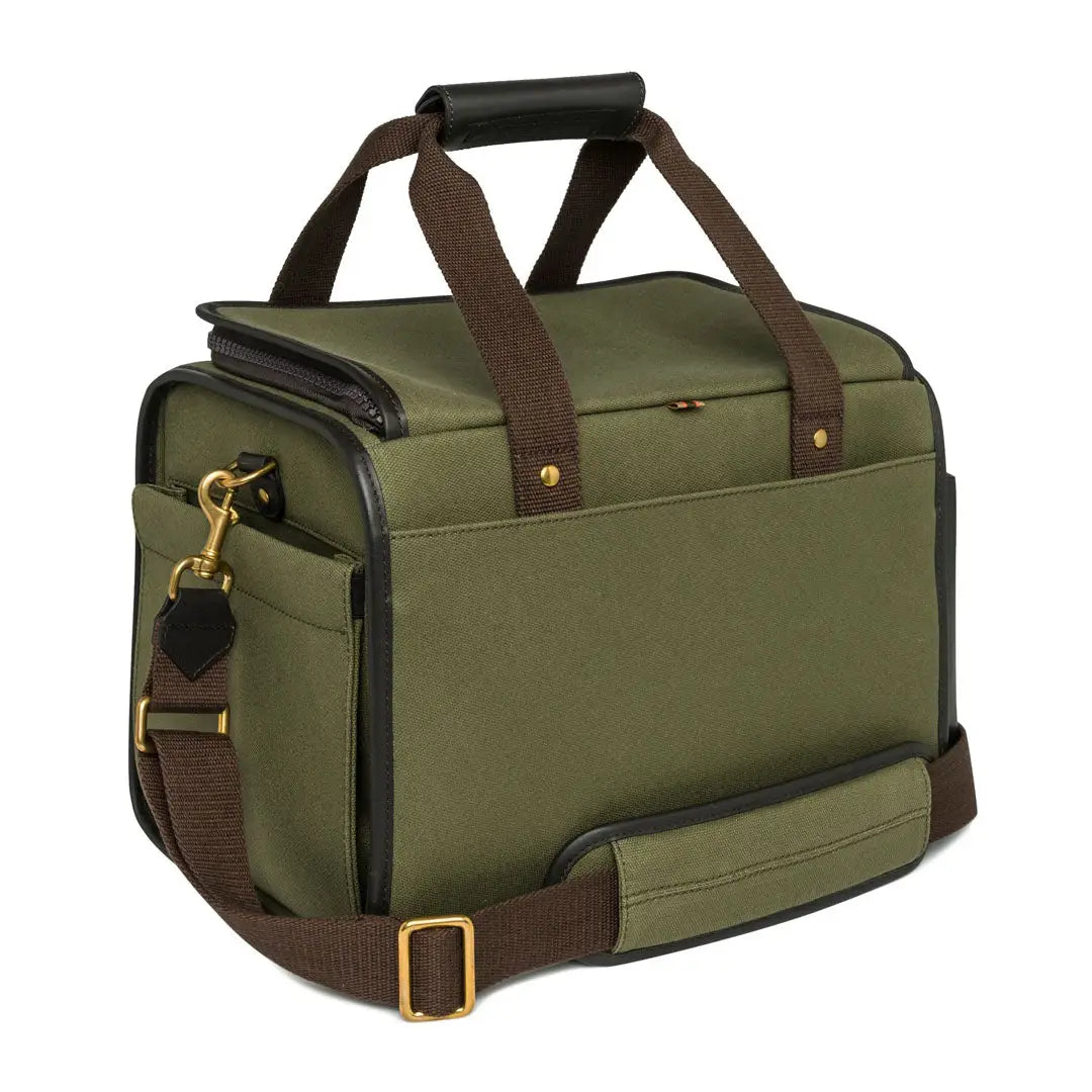 Beretta Terrain EVO olive green field bag for hunting with brown straps