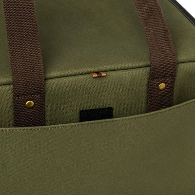 Beretta Terrain EVO olive green field bag for hunting with brown straps