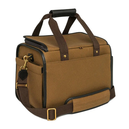 Beretta Terrain EVO otter field bag in brown canvas with black leather trim