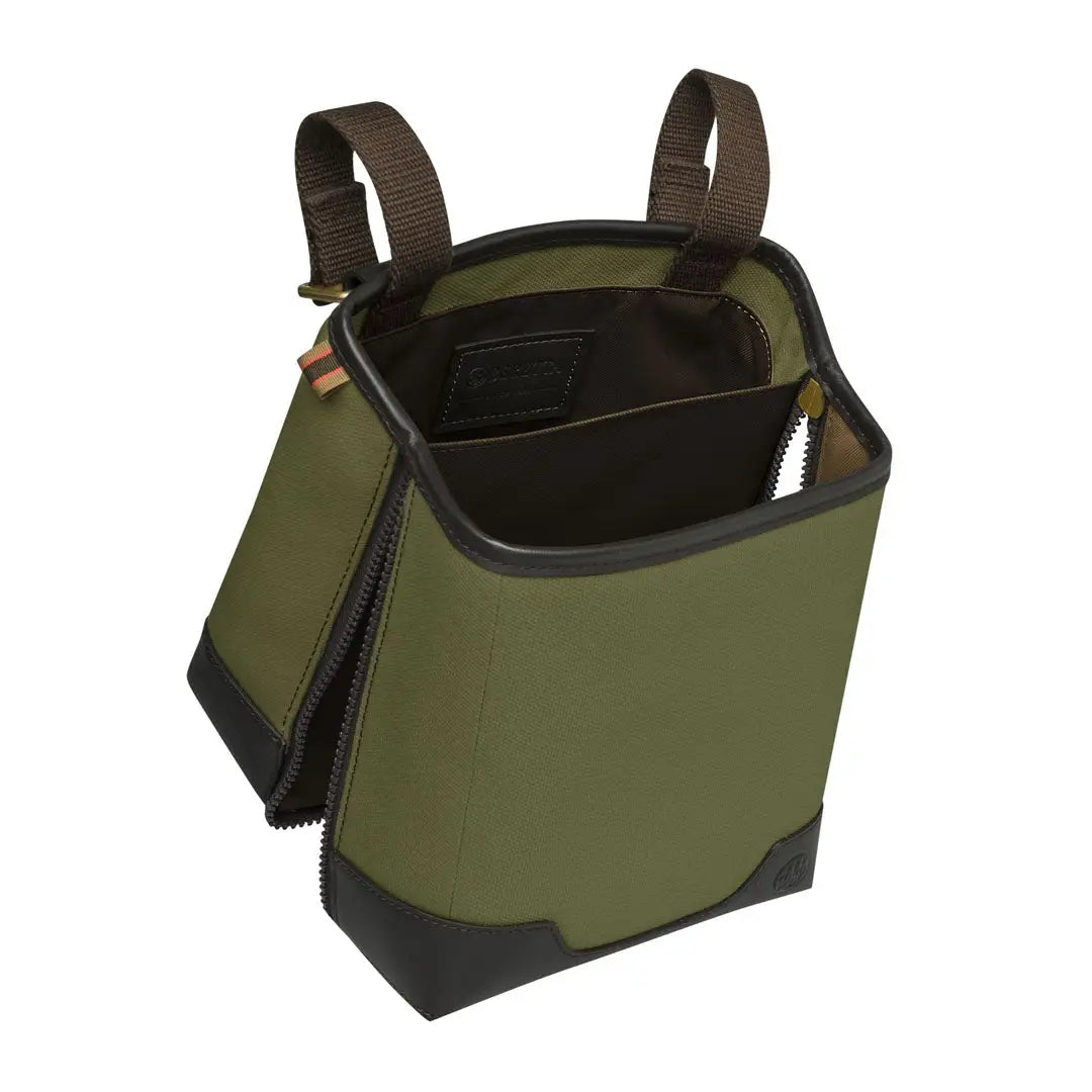 Beretta Terrain EVO shell pouch in olive green canvas with black trim