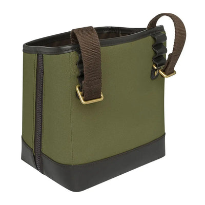 Beretta Terrain EVO shell pouch in olive green canvas with brown straps