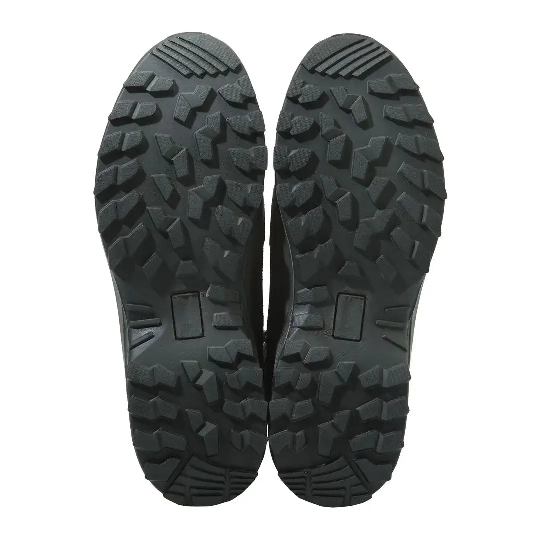 Pair of black lug-soled boots from Beretta Terrier GTX for country clothing and hunting