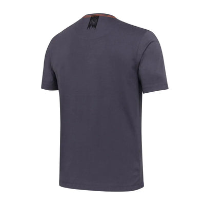 Beretta Trident dark gray short-sleeve t-shirt with black logo, hunting country clothing