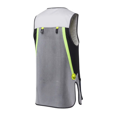 Beretta Uniform Pro vest slide: gray mesh safety vest with reflective strips