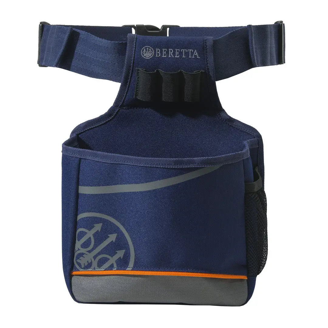 Navy Beretta Uniform Pro EVO pouch for hunting outdoors with gray orange accents