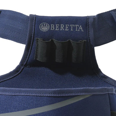 Dark blue Beretta Uniform Pro EVO Pouch with black loops for hunting ammo