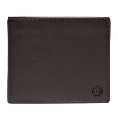 Beretta bifold classic wallet back with embossed logo
