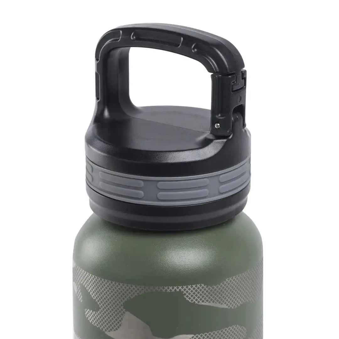 Camo Beretta Water Bottle 16oz with black handle for your outdoor adventures
