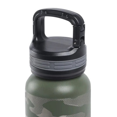 Camo Beretta Water Bottle 16oz with black handle for your outdoor adventures