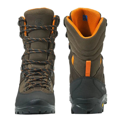 Brown leather hiking boots from Beretta Zambezi High GTX collection perfect for outdoor adventures