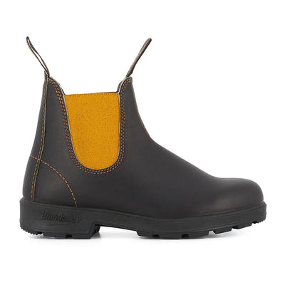 Brown Leather Chelsea Boots from Blundstone 1919 in Mustard for stylish comfort