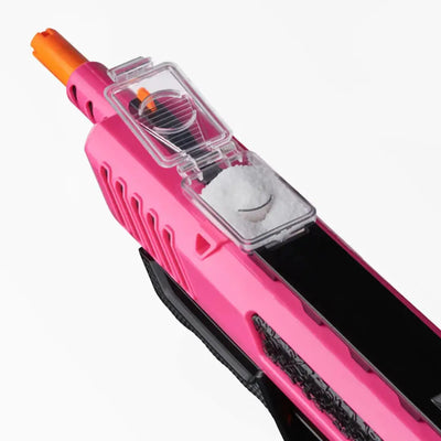 Pink hair straightener with clear section, a perfect gift for eliminating flies, UK’s favourite