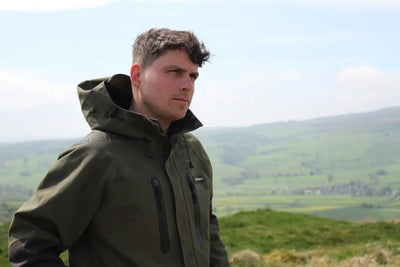 Green Hooded Bushbuck Defender Waterproof Jacket perfect for country clothing and hunting
