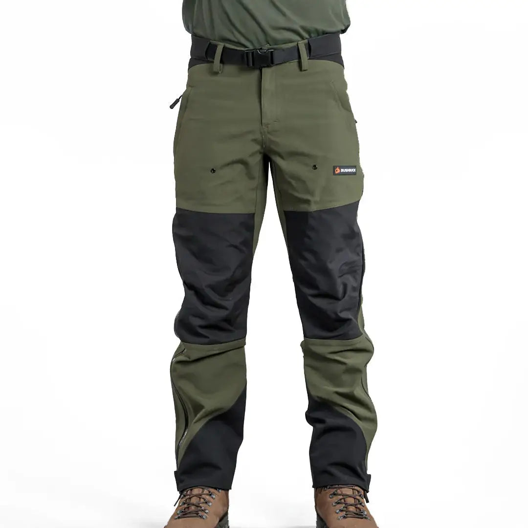 Green and black Bushbuck Defender Waterproof Trouser for hunting and country clothing