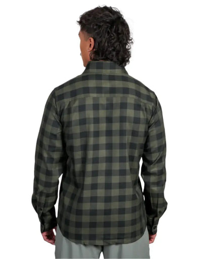 Green and black plaid Bushbuck Flannel Shirt perfect for casual wear