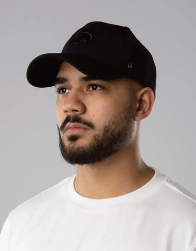 Bushbuck Workmans Snapback Cap: black baseball hat for hunting outdoors