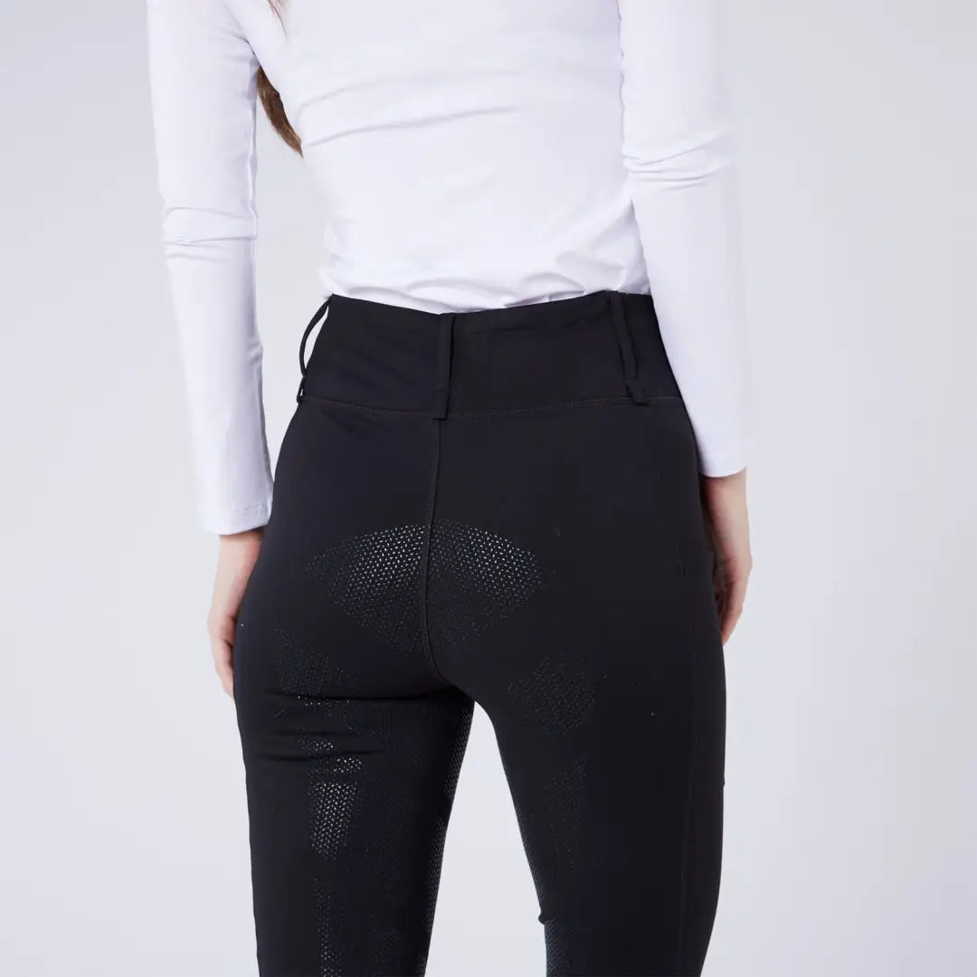 Black women’s riding breeches with silicone grip from Cameo All Season Tights for hunting