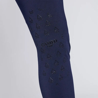 Navy Leggings with Triangle Pattern from Cameo Core Collection Tights
