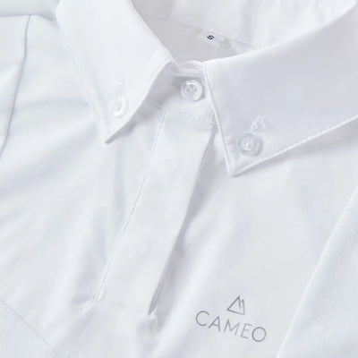 White button-down shirt from Cameo Junior Classic Show Shirt for country clothing and outdoors hunting hikes