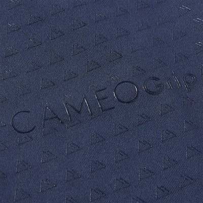 Textured navy blue surface of Cameo Junior Core Tights, perfect for kids