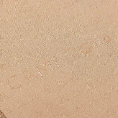 Embossed tan fabric with geometric pattern on Cameo ThermoDry Riding Tight for outdoors and country clothing