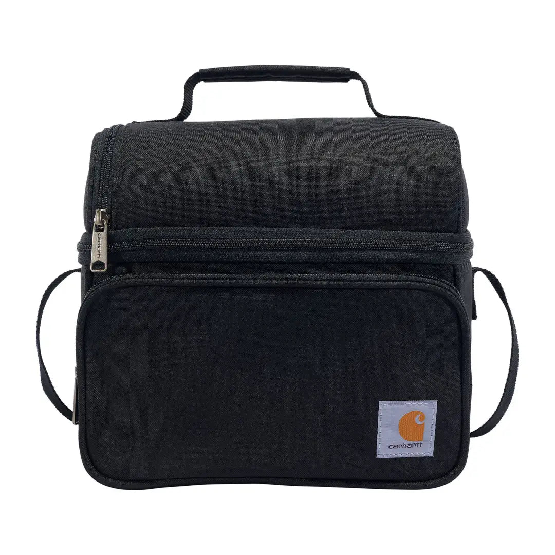 Black insulated lunch bag from Carhartt 12 Can Cooler, perfect for country clothing outdoor hunting