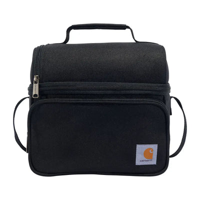 Black insulated lunch bag from Carhartt 12 Can Cooler, perfect for country clothing outdoor hunting