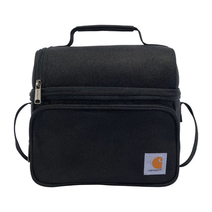 Black insulated lunch bag from Carhartt 12 Can Cooler, perfect for country clothing outdoor hunting