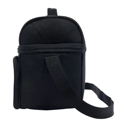 Black insulated lunch bag from Carhartt 12 Can Two Compartment Lunch Cooler, perfect for outdoors or country clothing