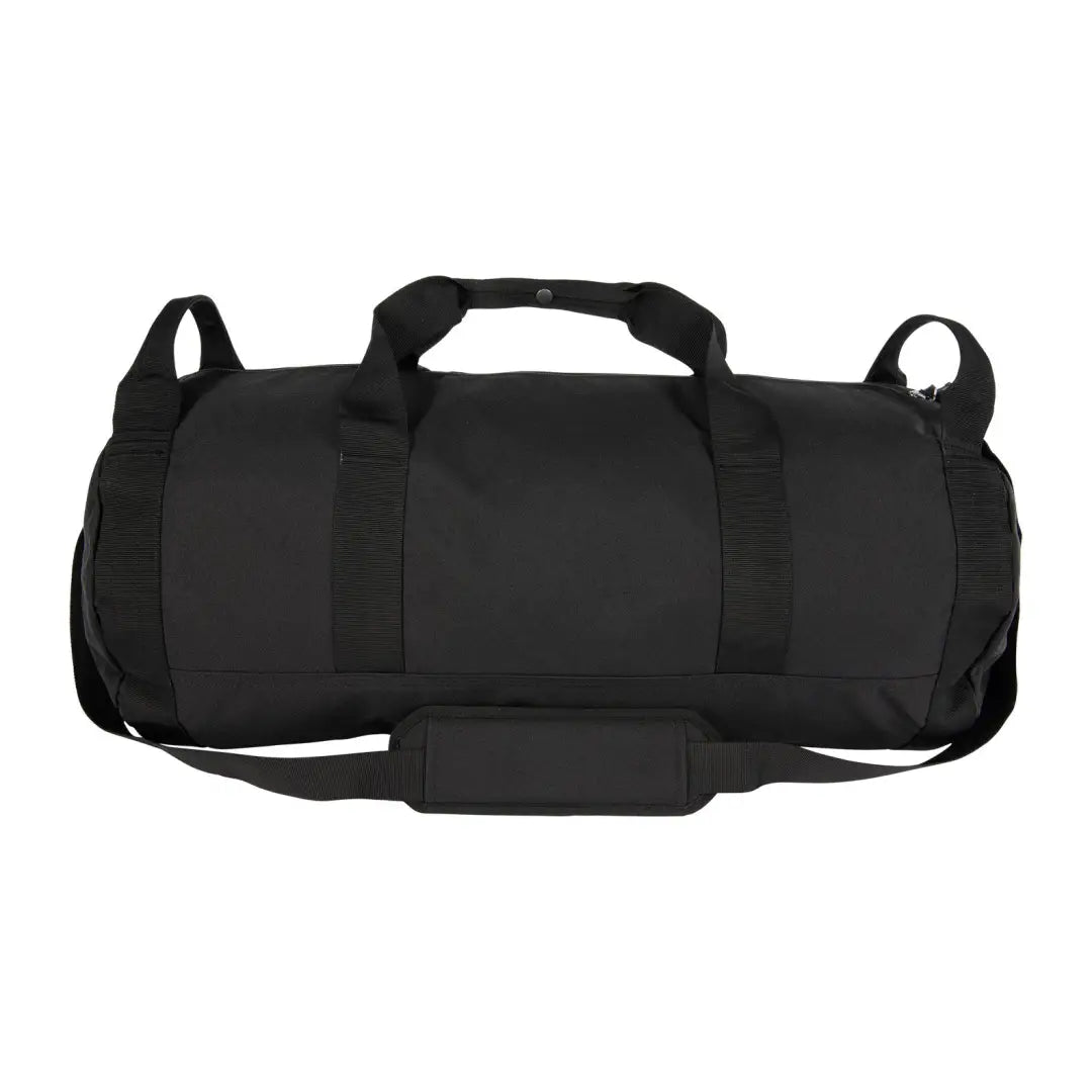 Carhartt 40L Classic Round Duffel Bag in black nylon with strap and handles