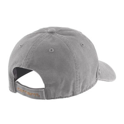 Gray Carhartt Canvas Cap showing classic Carhartt Canvas style and durable fabric