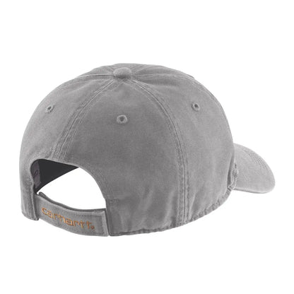 Gray Carhartt Canvas Cap showing classic Carhartt Canvas style and durable fabric