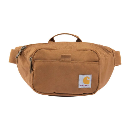 Brown Carhartt Classic Waist Pack fanny pack with pockets and strap