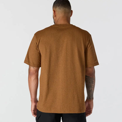 Carhartt Dearborn relaxed pocket t-shirt in warm brown for outdoors and hunting