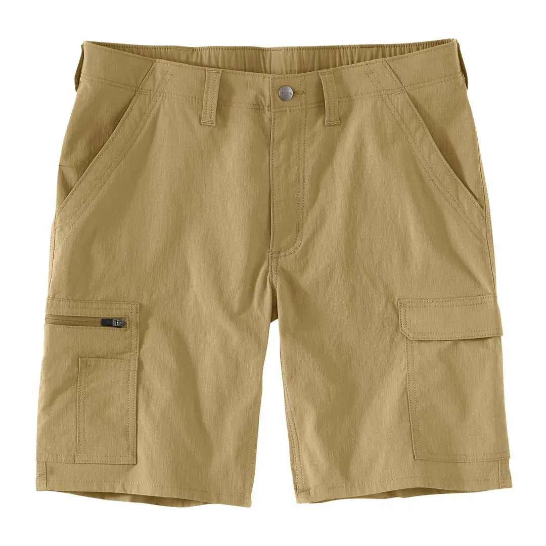 Carhartt Force 10-inch ripstop cargo shorts with pockets and button closure