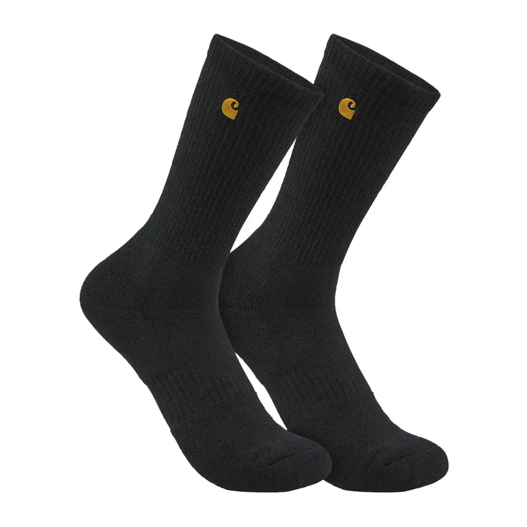 Black Carhartt Force Midweight Crew Socks for country clothing and hunting fun