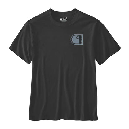 Black Carhartt Graphic Short Sleeve T-Shirt for country clothing and outdoor hunting trips