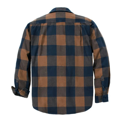 Carhartt Long Sleeve Plaid Shirt showcasing classic sleeve plaid design and comfort