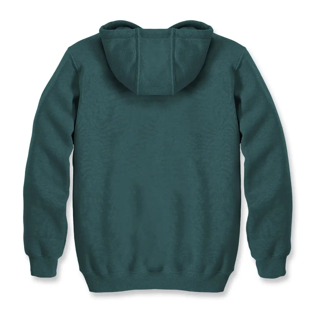 Green hooded sweatshirt from Carhartt with loose fit country clothing style perfect for hunting