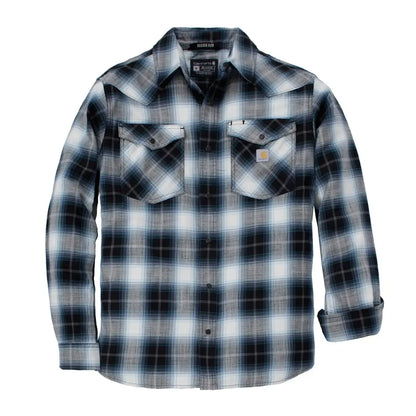 Carhartt Montana plaid shirt with western style for country clothing and casual wear