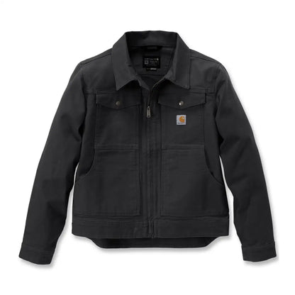 Black Carhartt Rugged Flex Duck Berwick Jacket for outdoors hunting