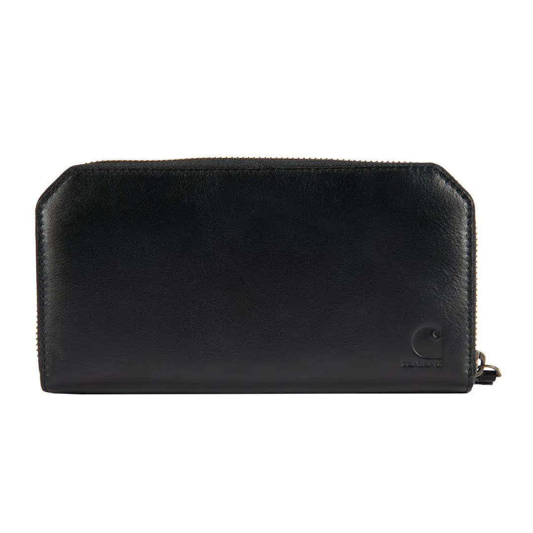 Carhartt womens black leather clutch wallet for outdoors and hunting