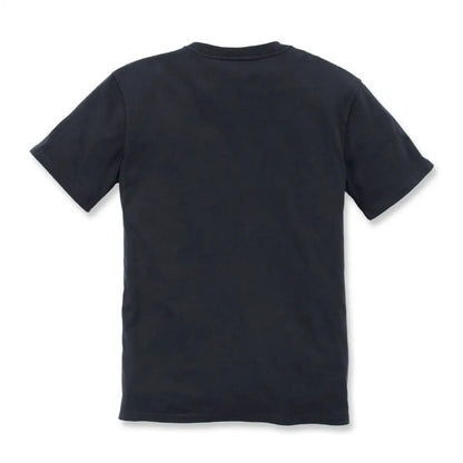 Black short-sleeve T-shirt from Carhartt Womens for country clothing and outdoors style