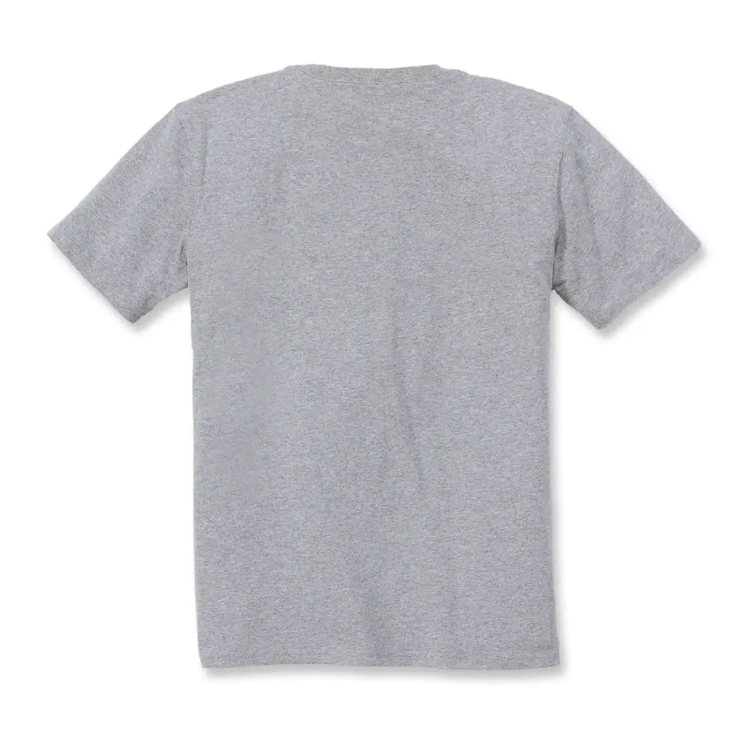 Gray short-sleeved T-shirt from Carhartt Womens for country clothing and outdoors use