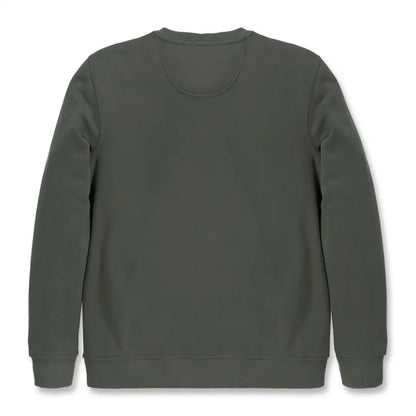 Olive green relaxed fit French terry Crewneck sweatshirt from Carhartt Womens country clothing